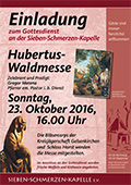 Einladung zur Hubertus-Waldmesse