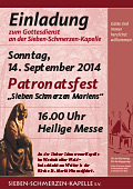 Einladung zum Patronatsfest