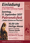 Einladung zum Patronatsfest